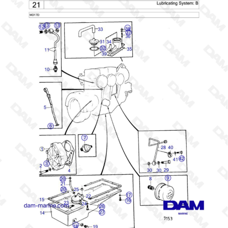 Volvo Penta Md D Lubricating System B Dam Marine