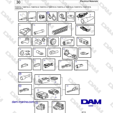 Volvo Penta Tamd Electrical Materials