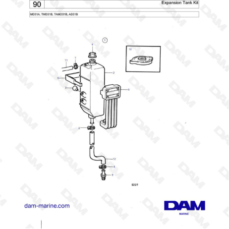 Volvo Penta Ad Tmd Tamd Md Kit De Dep Sito De Expansi N