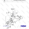 Volvo Penta TAMD41A Heat Exchanger With Installation Components DAM