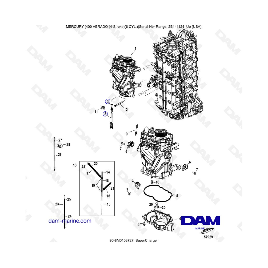 Mercury Verado 400 - Supercharger