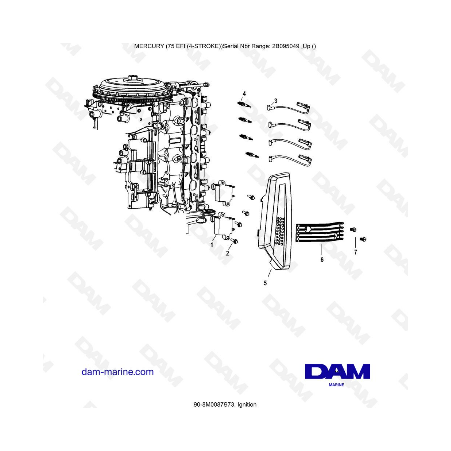 Mercury 75 EFI - Ignition 