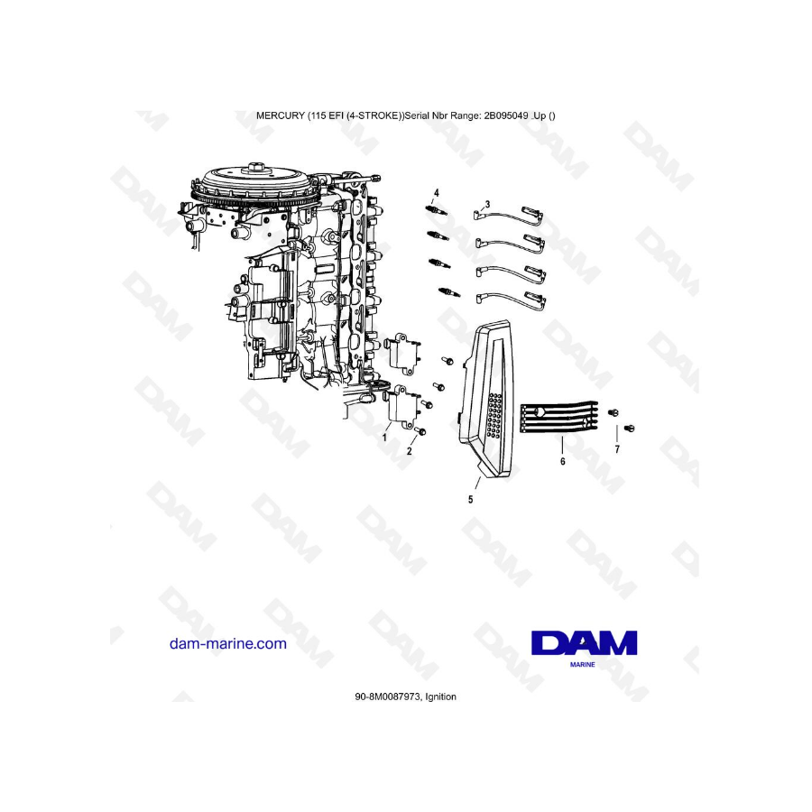 Mercury 115 EFI - Encendido