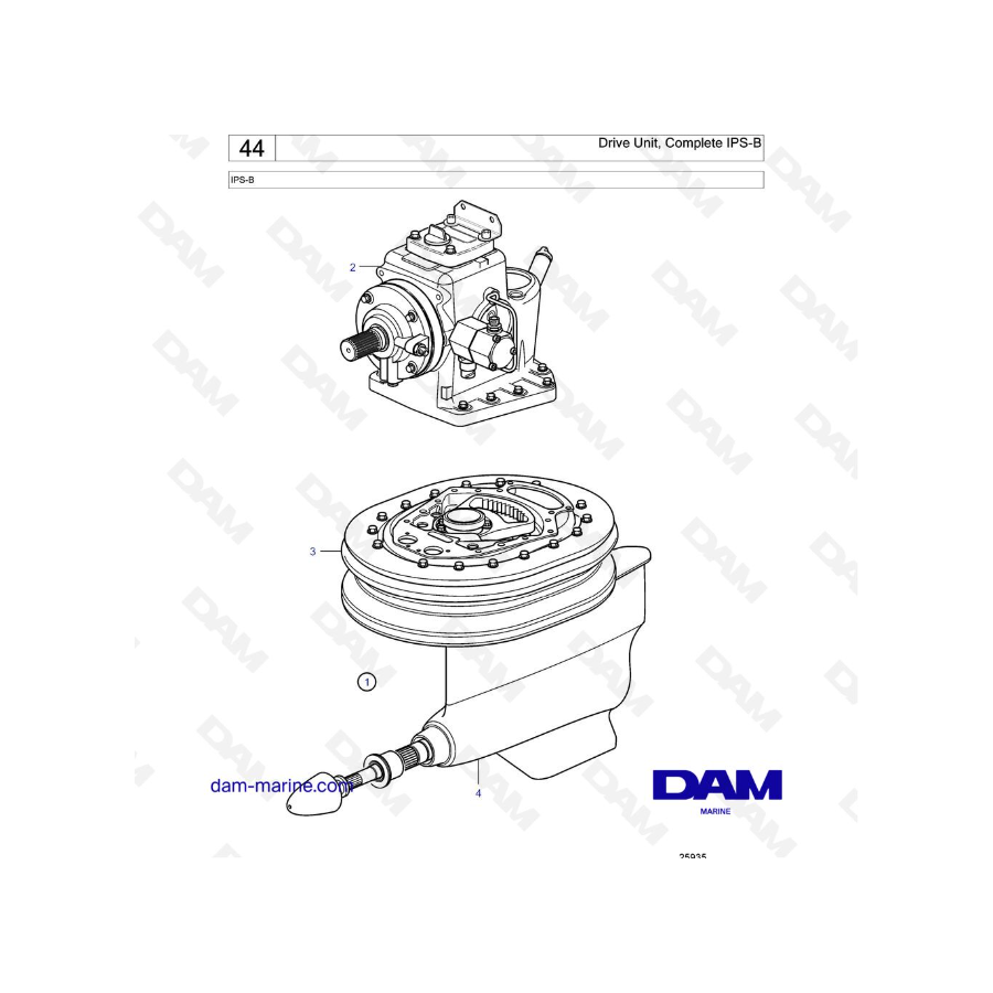 Volvo Penta IPS-B - Drive Unit, Complete IPS-B