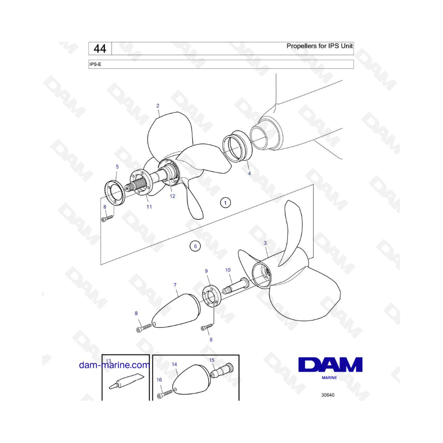 VOLVO PENTA IPS-E - Hélices para unidad IPS