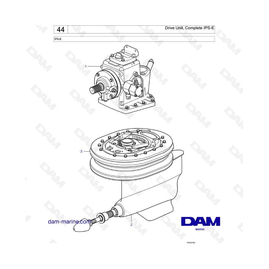 VOLVO PENTA  IPS-E - Drive Unit, Complete IPS-E