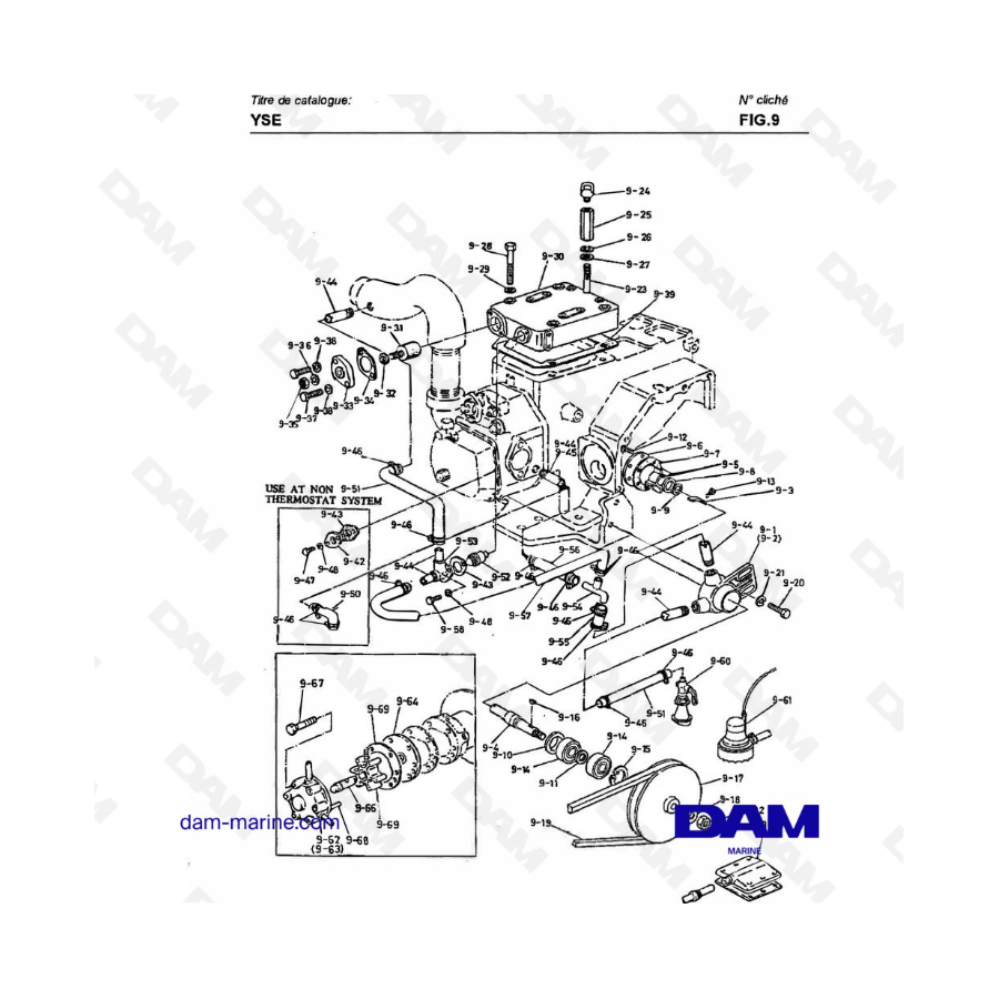 Yanmar YSE8 / YSE12 - COOLING WATER SYSTEM