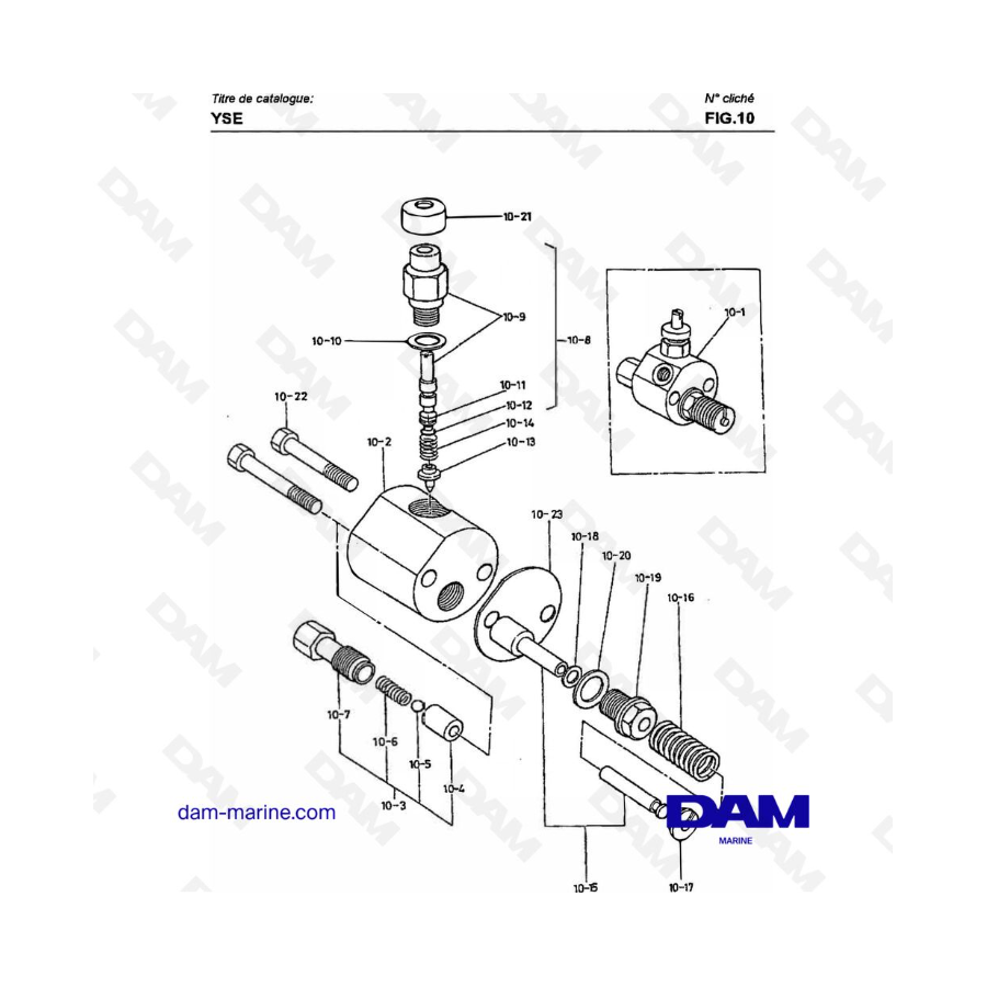 Yanmar YSE8 / YSE12 - FUEL INJECTION PUMP