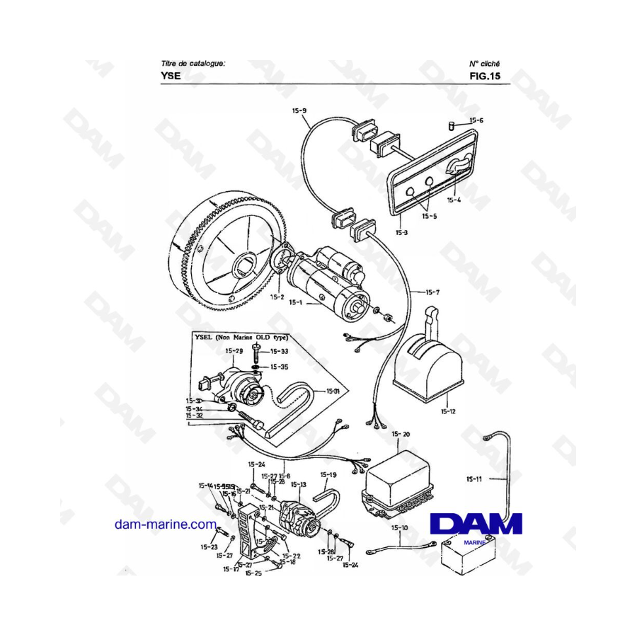 Yanmar YSE8 / YSE12 - CAMBIO DE PIEZAS DE REPUESTO PARA DISPOSITIVO DE ARRANQUE MANUAL