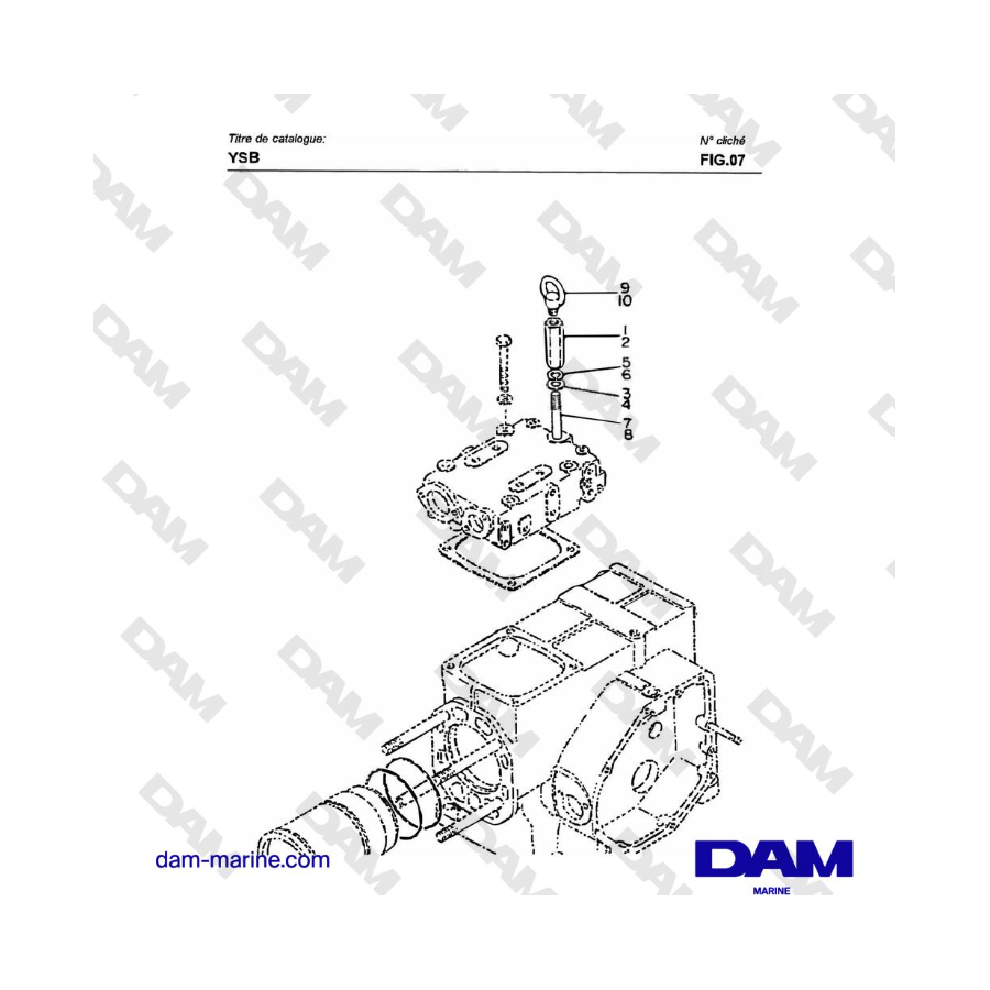 Yanmar YSB8 / YSB12 - PERNO DE ESLINGA