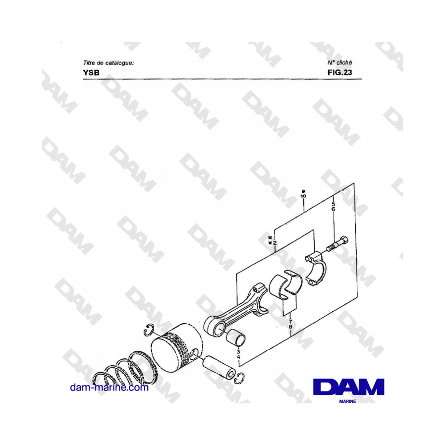 Yanmar YSB8 / YSB12 - BIELA