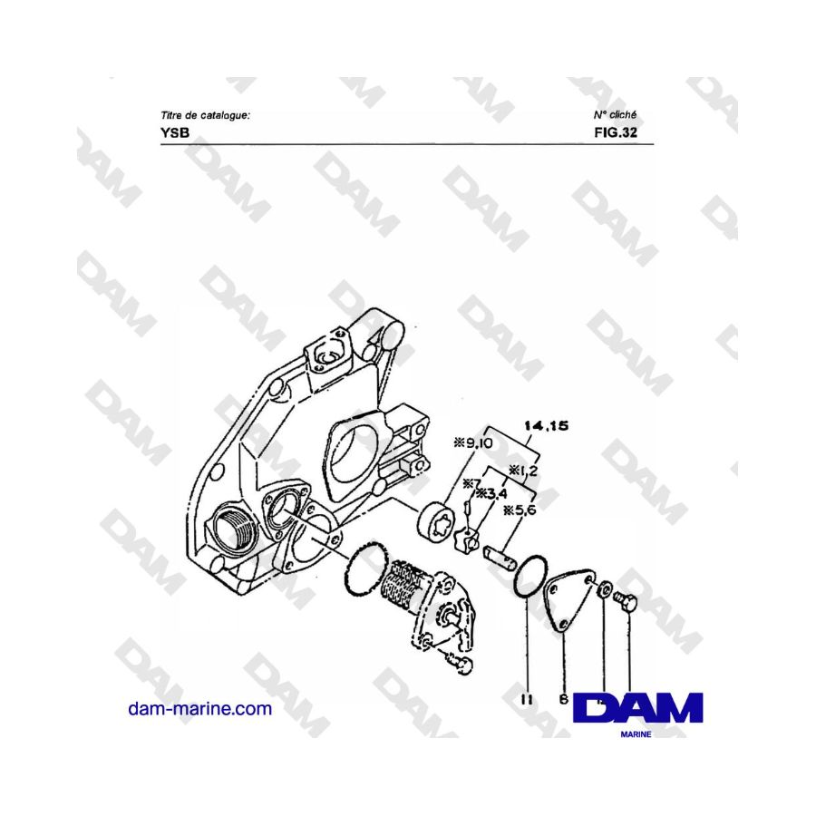 Yanmar YSB8 / YSB12 - BOMBA DE BAJA