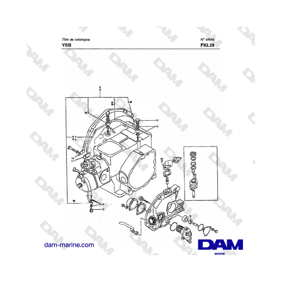 Yanmar YSB8 / YSB12 - LO PIPE