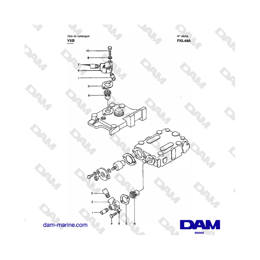 Yanmar YSB8 / YSB12 - TERMOSTATO