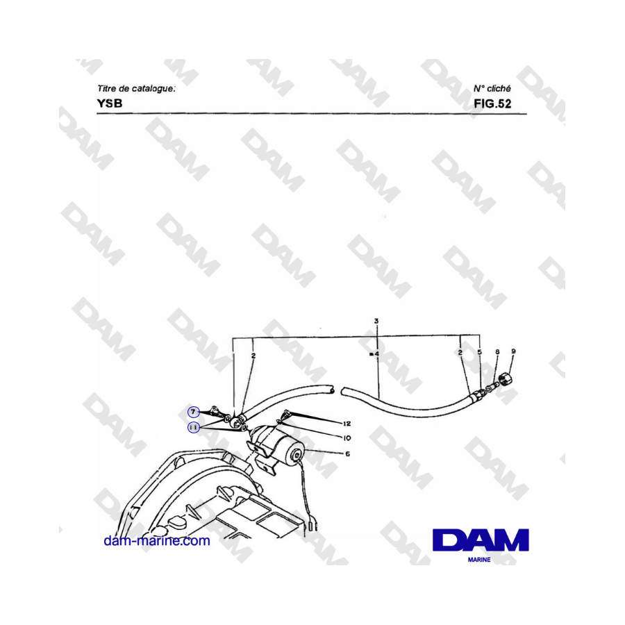 Yanmar YSB8 / YSB12 - BOMBA DE ALIMENTACION FO