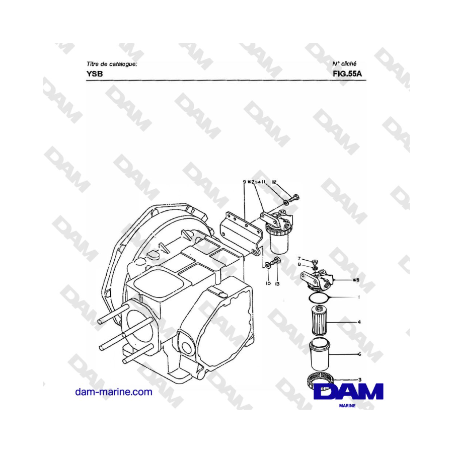 Yanmar YSB8 / YSB12 - COLADOR