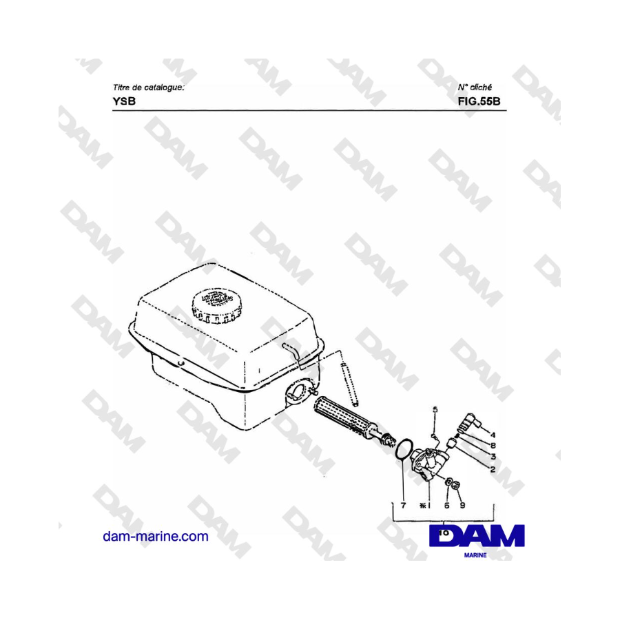 Yanmar YSB8 / YSB12 - POLLA DE FO