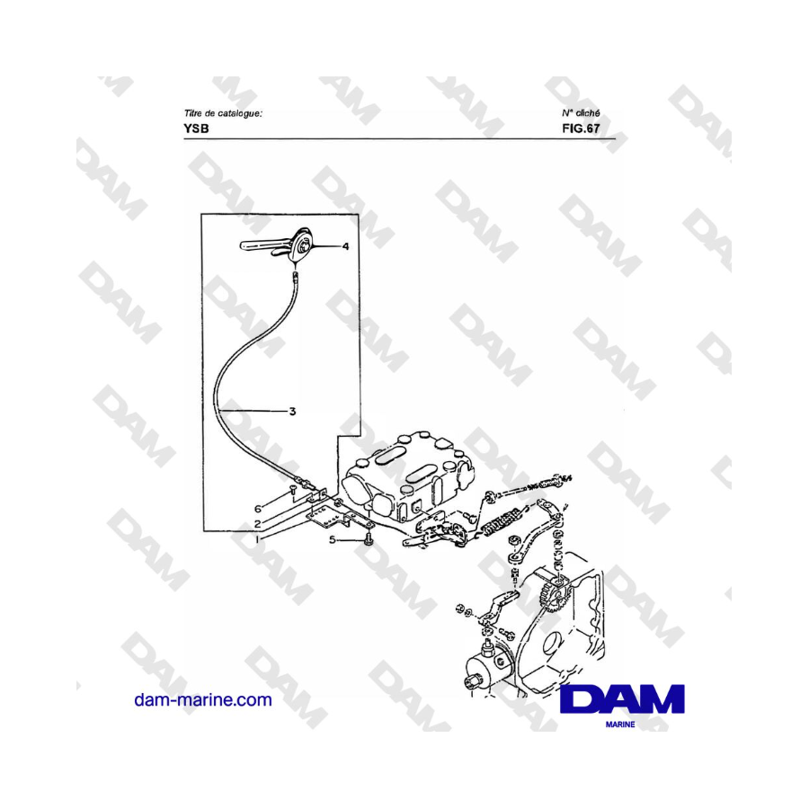 Yanmar YSB8 / YSB12 - DISPOSITIVO DE CONTROL REMOTO