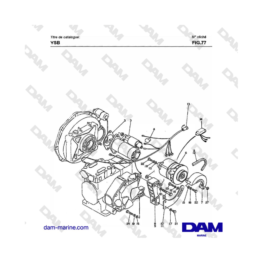 Yanmar YSB8 / YSB12 - ARRANQUE ELÉCTRICO