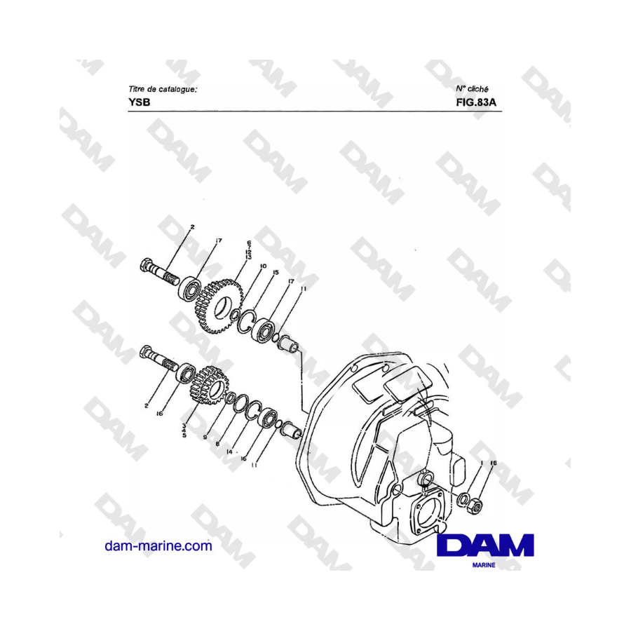 Yanmar YSB8 / YSB12 - IDLE GEAR