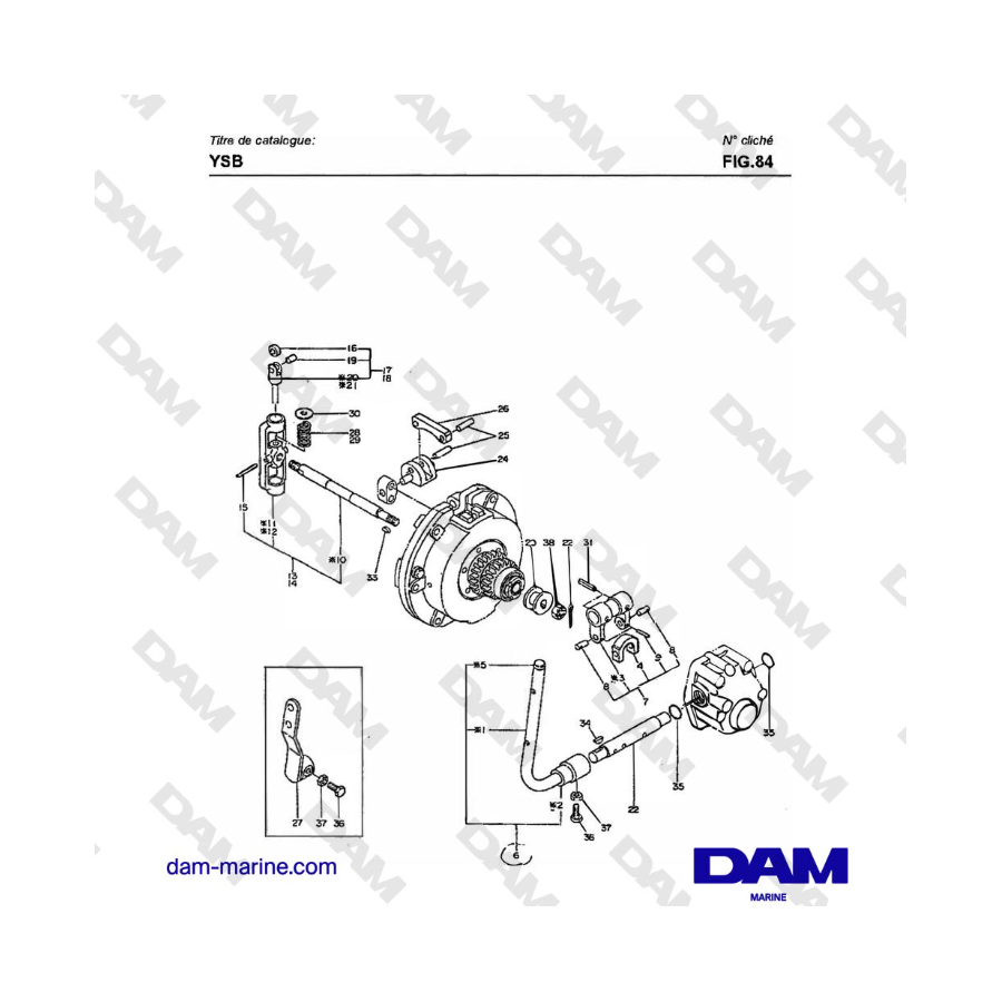 Yanmar YSB8 / YSB12 - CLUTCH CONTROL