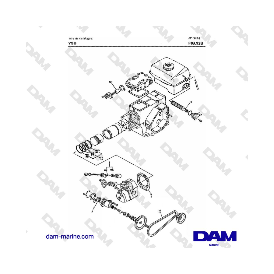 Yanmar YSB8 / YSB12 - RECAMBIOS