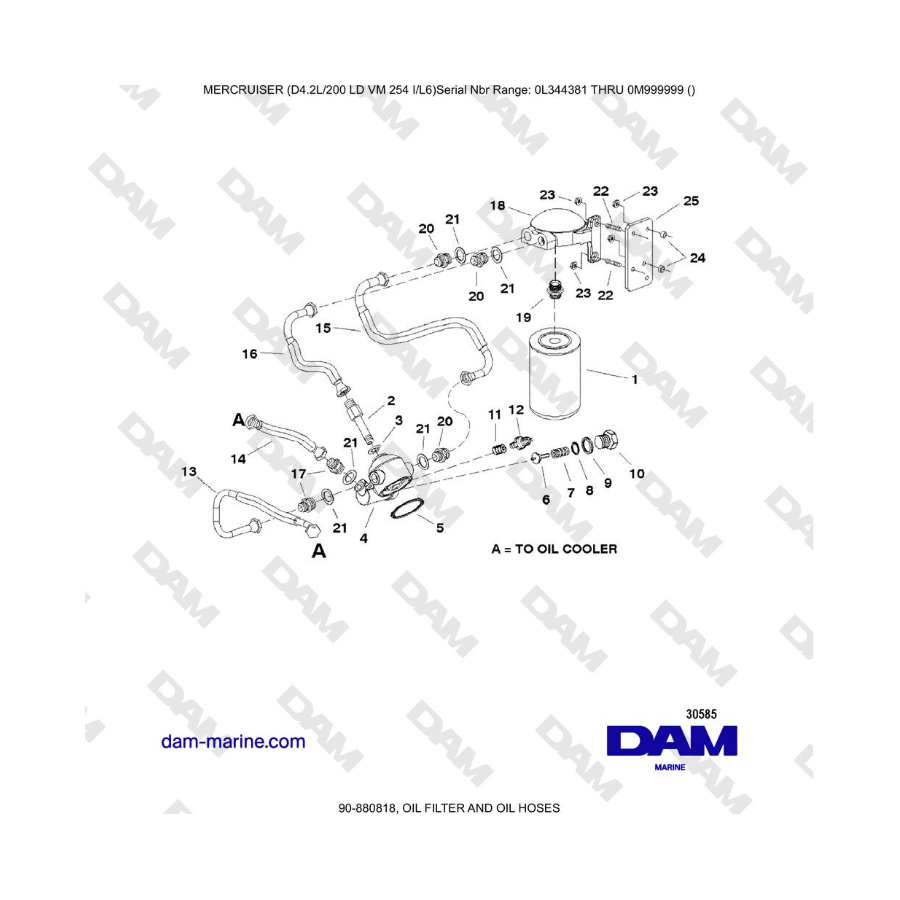 Mercruiser 4.2L 200 LD -