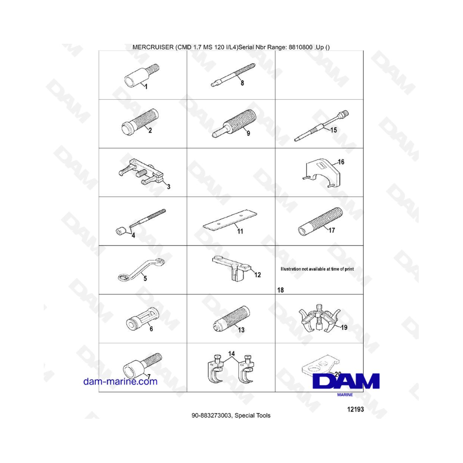 Mercruiser Cmd L Ms Herramientas Especiales