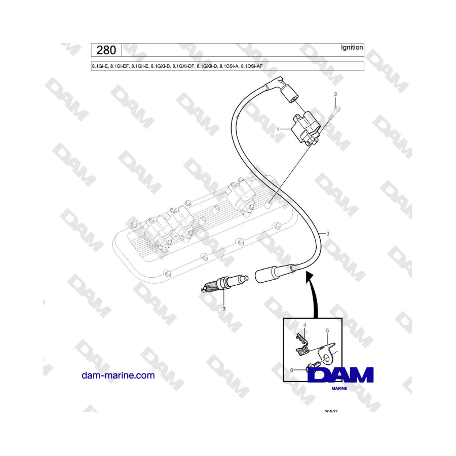 Volvo Penta 8.1L OSI - Encendido