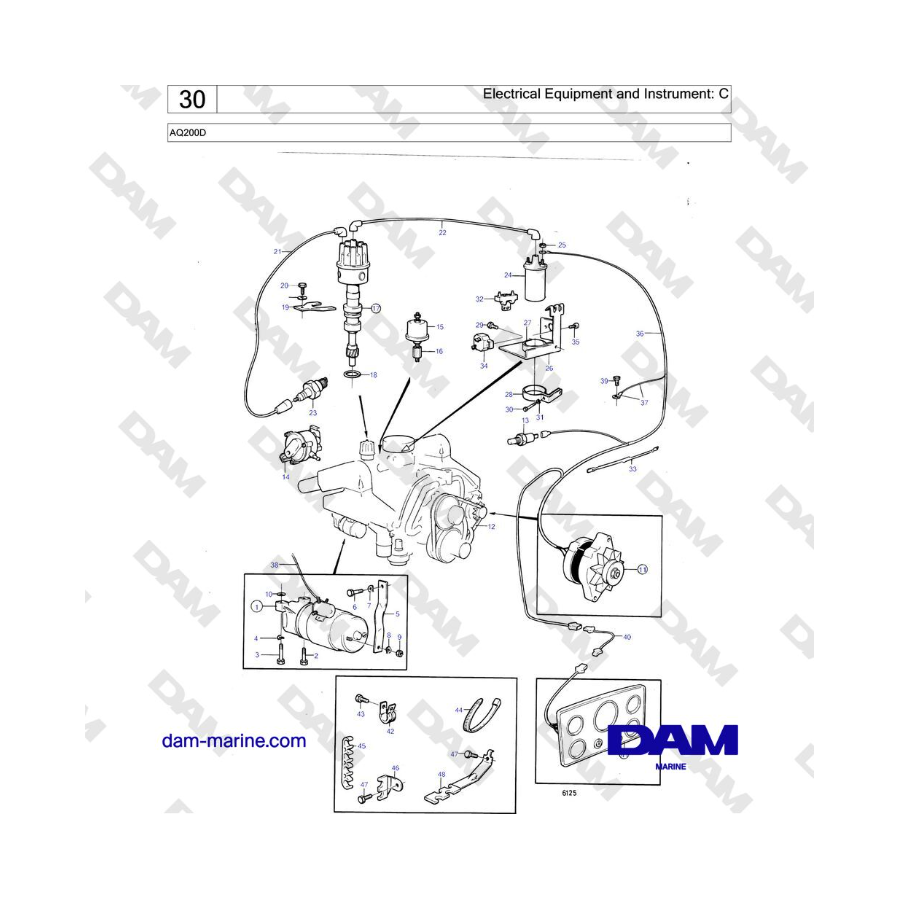 Volvo Penta AQ200D - Electrical Equipment and Instrument: C