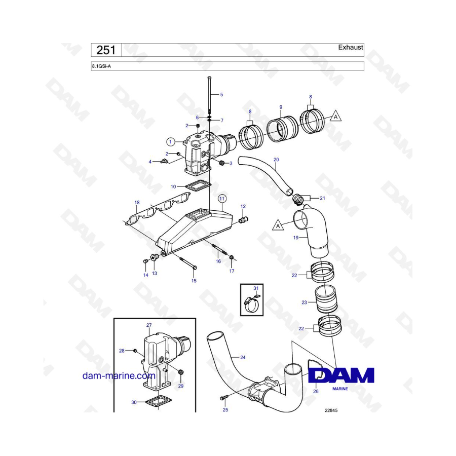 Volvo Penta 8.1L GSI - Escape