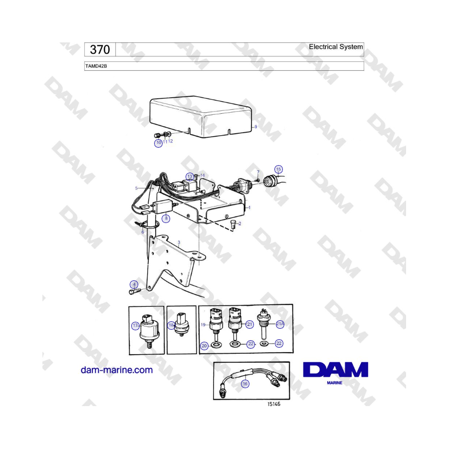 Volvo Penta TAMD42B - Electrical System