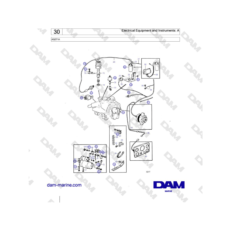 Volvo Penta AQ271A - Electrical Equipment and Instruments: A