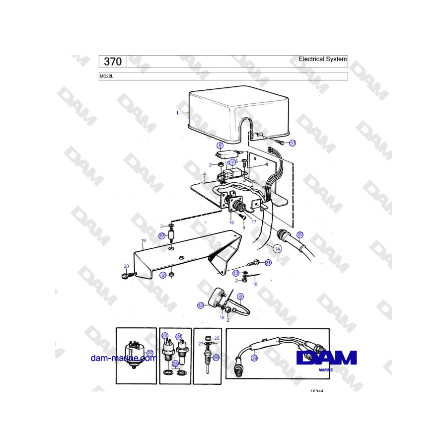 Volvo Penta MD22L - Electrical System