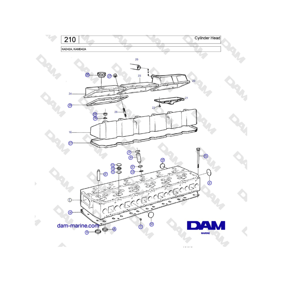 KAD42A, KAMD42A - Cylinder Head