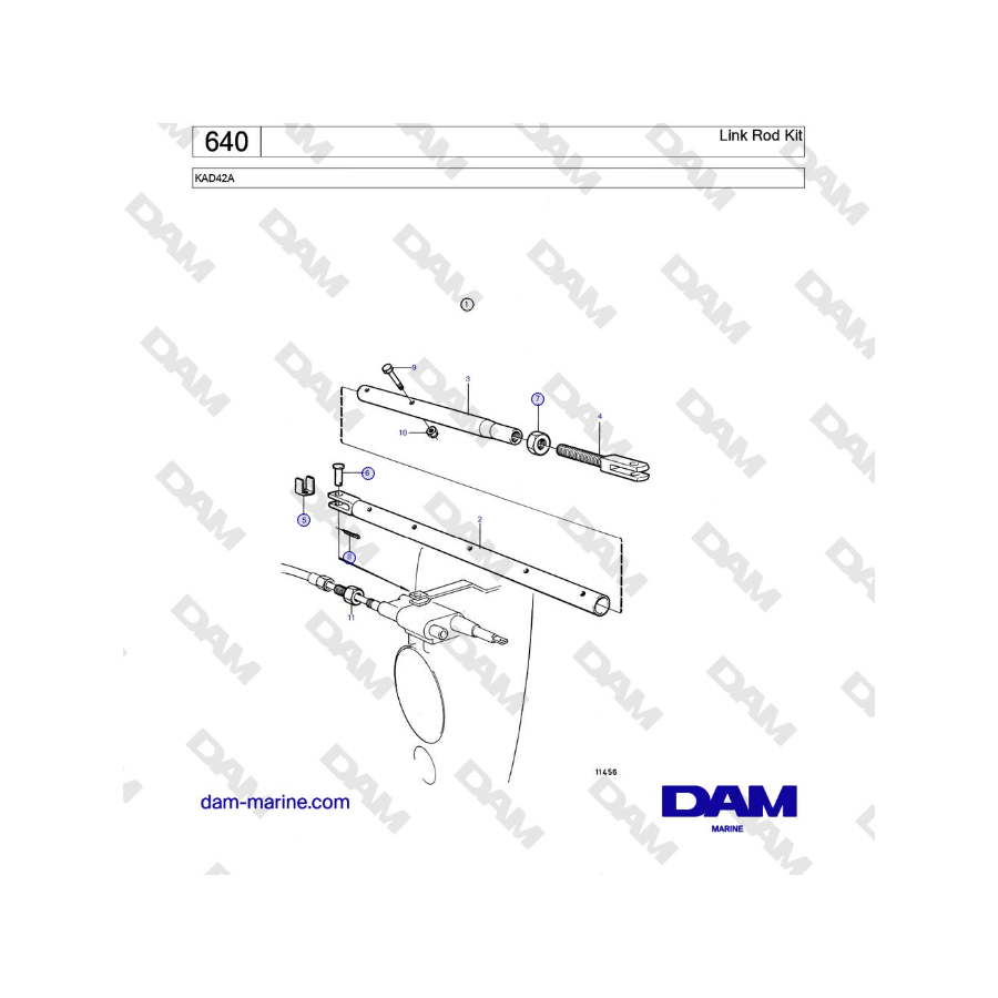 Volvo Penta KAD42A - Kit de biela