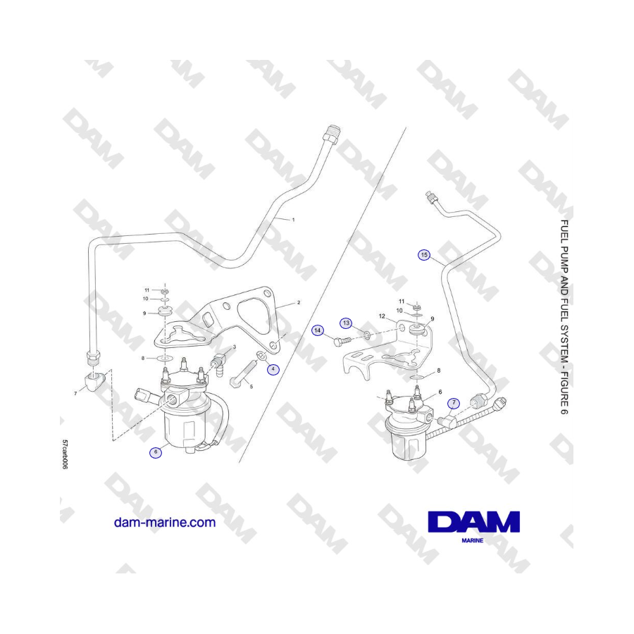 Crusader 5.7L Carburetor Classic Series (2006-2007 MY) - BOMBA DE COMBUSTIBLE Y SISTEMA DE COMBUSTIBLE