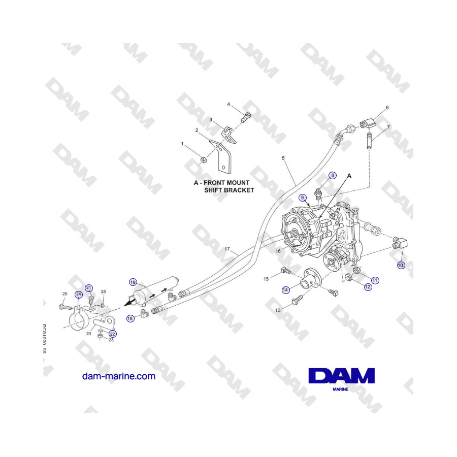 Crusader MP6.0L 2004-2005 MY - TRANSMISSION AND RELATED COMPONENTS (VELVET DRIVE “V”-DRIVE) 