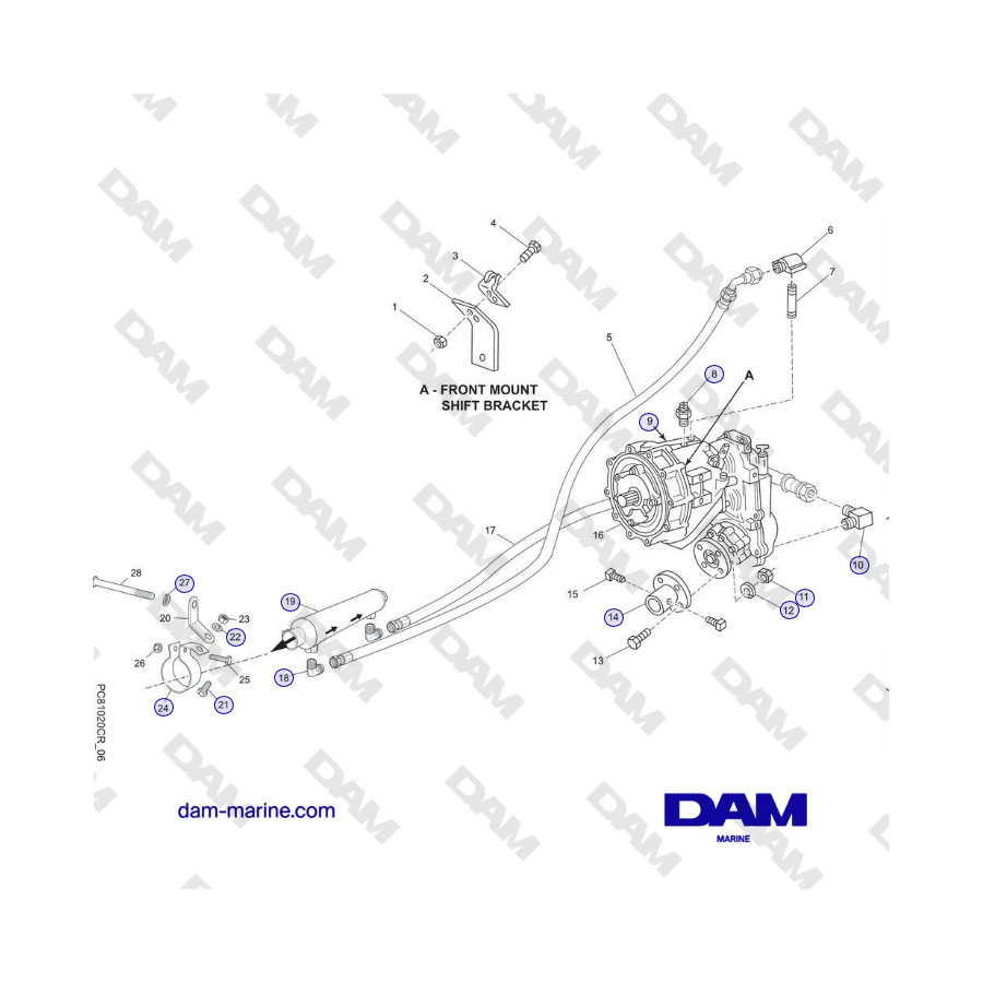 Crusader MP5.0 / 5.7L 2006 MY - TRANSMISSION AND RELATED COMPONENTS (VELVET DRIVE “V”-DRIVE)