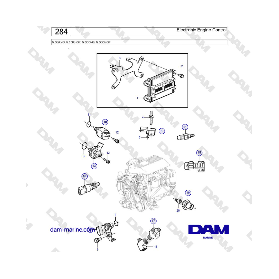 Volvo Penta 5.0L GXI-G / 5.0L GXI-GF / OSI-G / 5.0L OSI-GF - Electronic ...