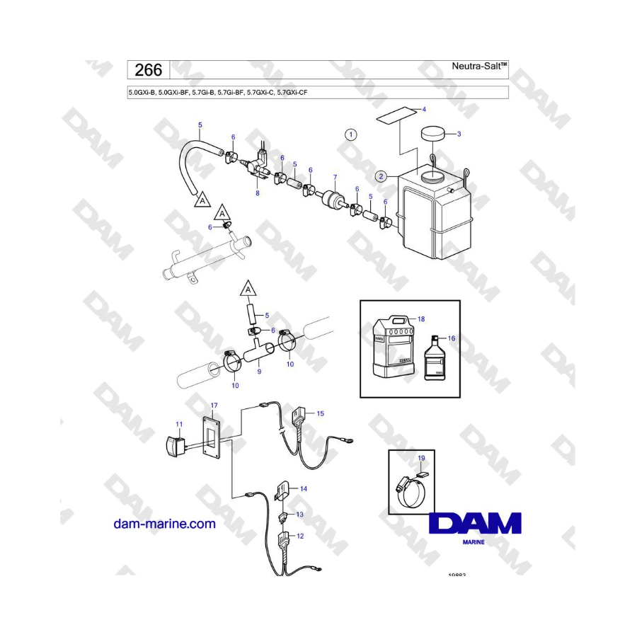 Volvo Penta 5.0GXi-B, 5.0GXi-BF, 5.7Gi-B, 5.7Gi-BF, 5.7GXi-C, 5.7GXi-CF ...