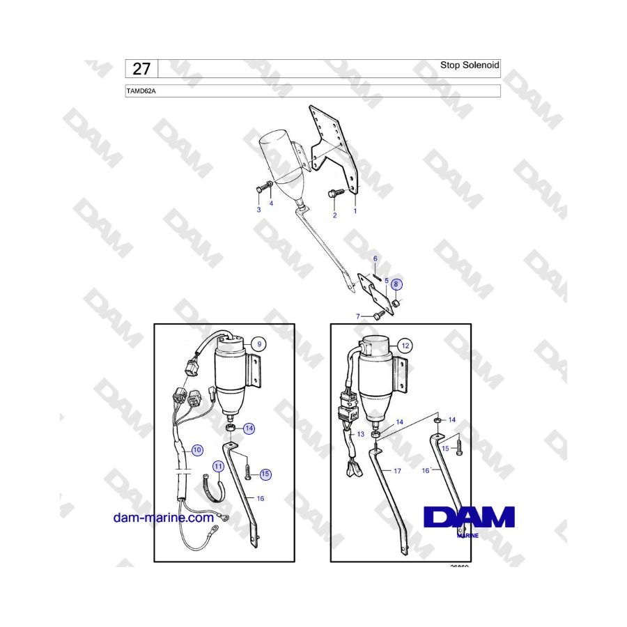 Volvo Penta TAMD61A, TAMD62A - Engine Speed Control