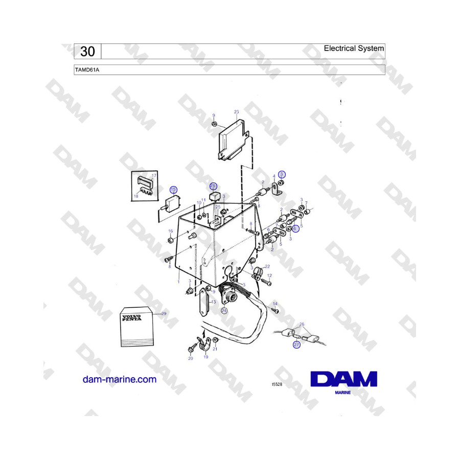 Volvo Penta TAMD61A - Electrical System