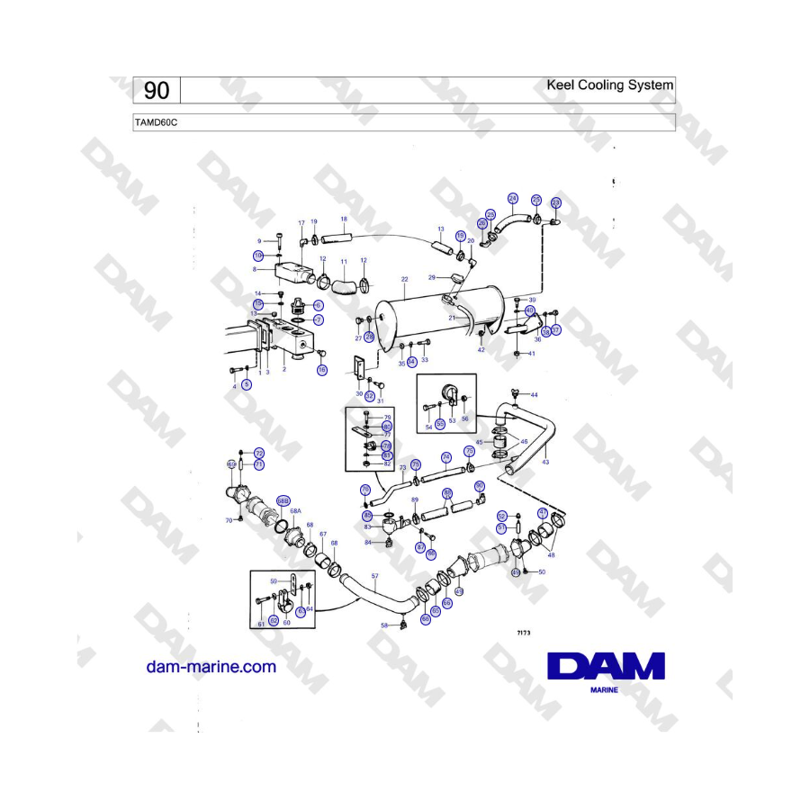 Volvo Penta TAMD60C - Keel Cooling System 