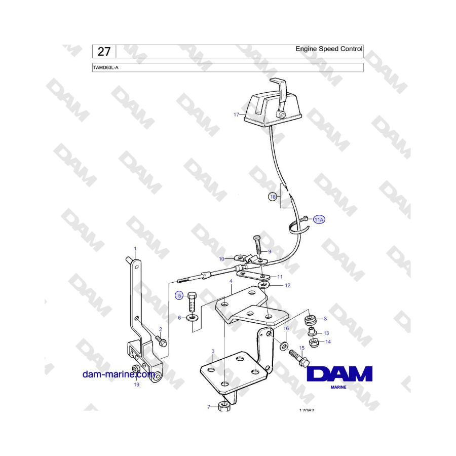 Volvo Penta TAMD63L-A - Engine Speed Control