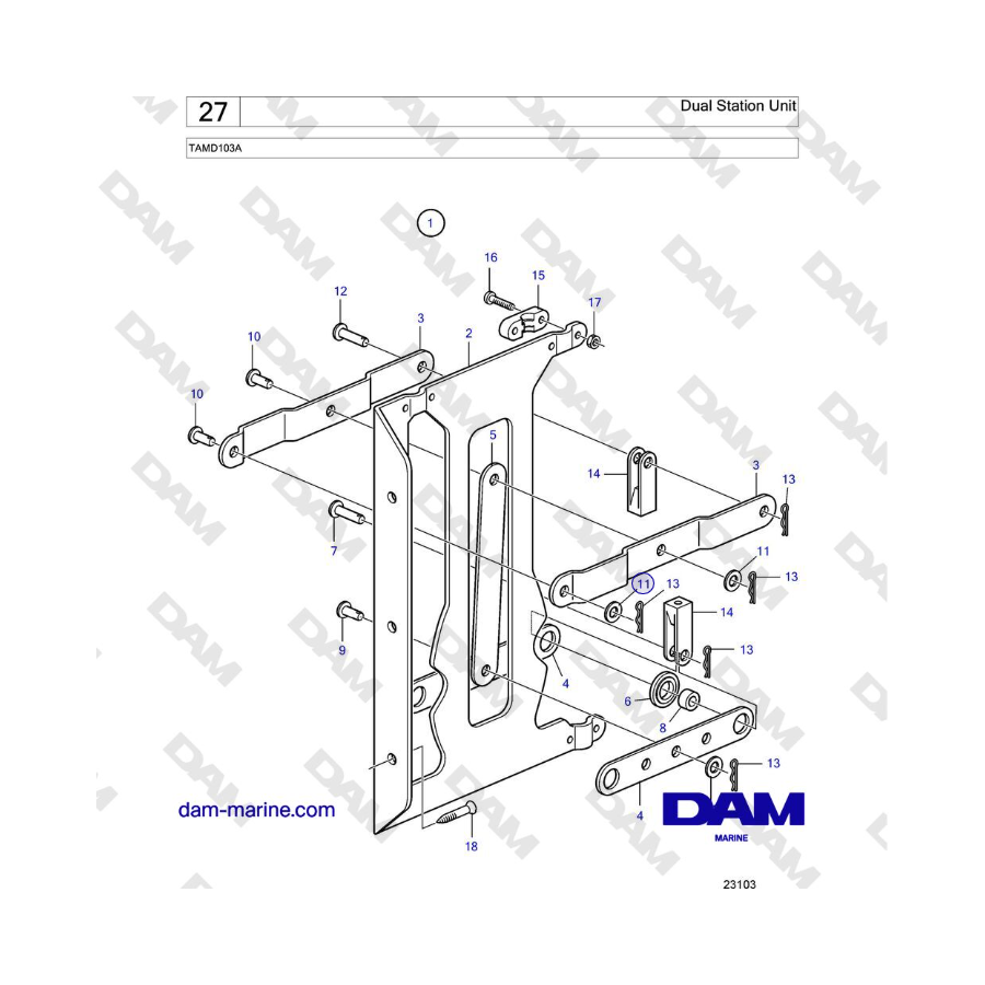 Volvo Penta TAMD103A - Dual Station Unit 