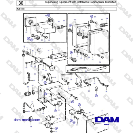 Volvo Penta TMD100C - Supervising Equipment with Installation Components. Classified