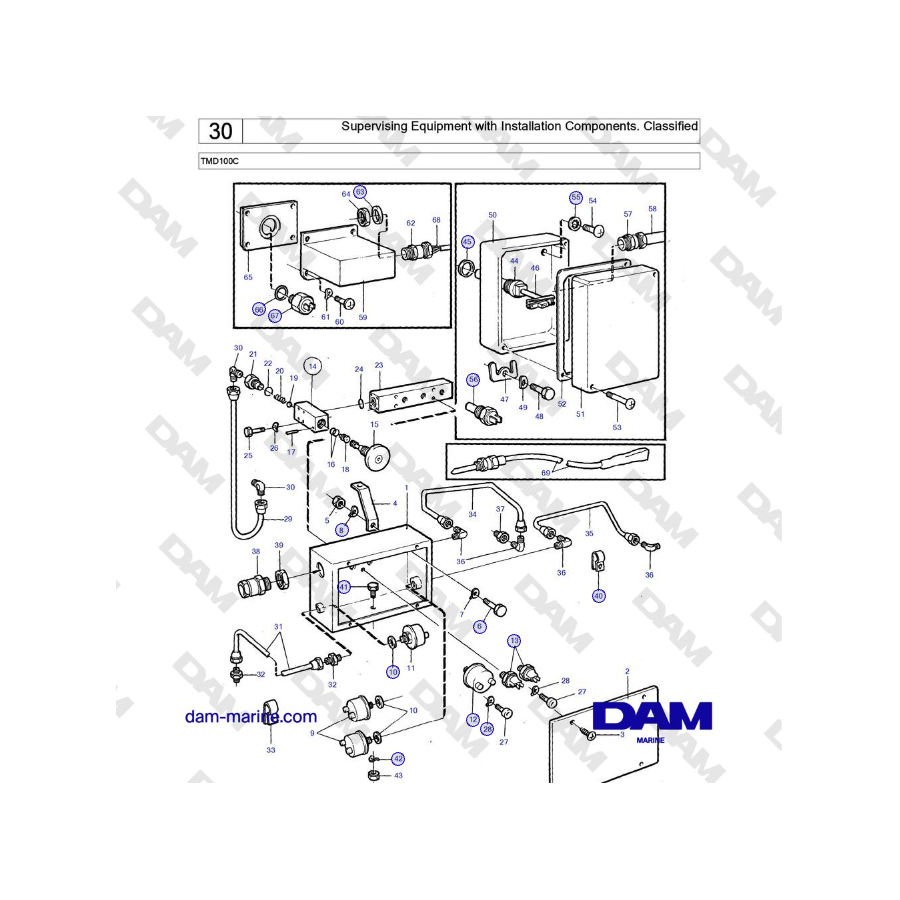 Volvo Penta TMD100C - Supervising Equipment with Installation Components. Classified