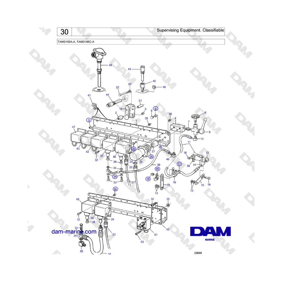 Volvo Penta TAMD165A-A, TAMD165C-A - Supervising Equipment. Classifiable 