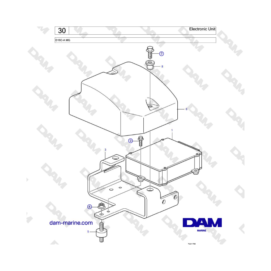 Volvo Penta D16C-A MG - Electronic Unit 